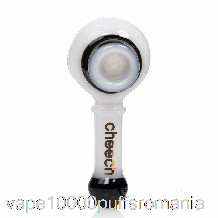 Vape Romania Cheech Sticla Dual Spoon Pipe Negru/alb